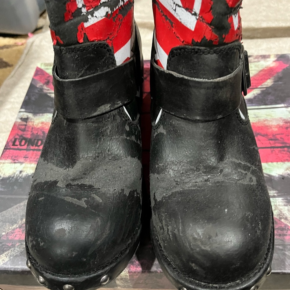 Distressed Moto Boots - Picture 3 of 11